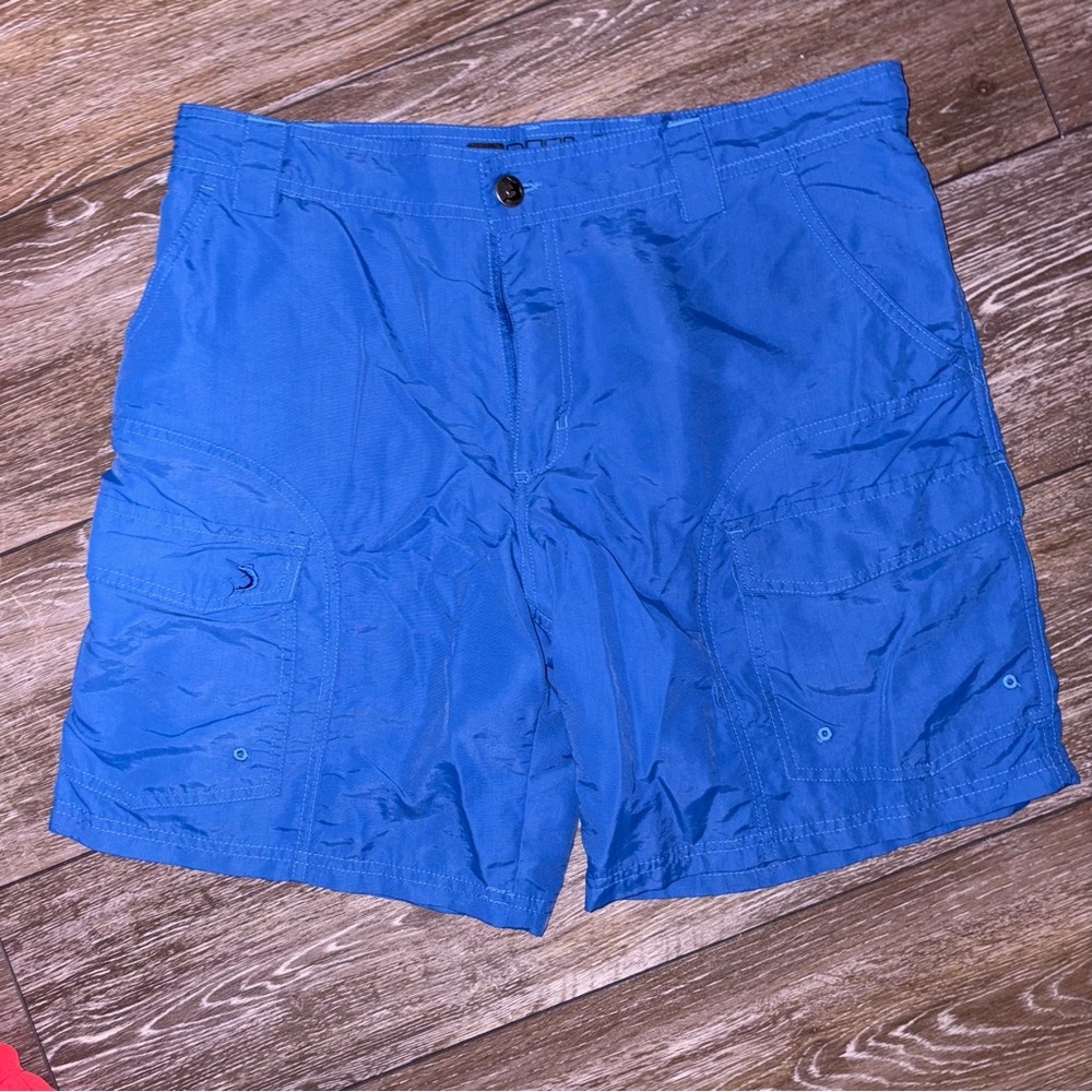 Reel Legends Vibrant Blue Cargo Shorts
